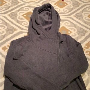 Athleta moto-style hoodie